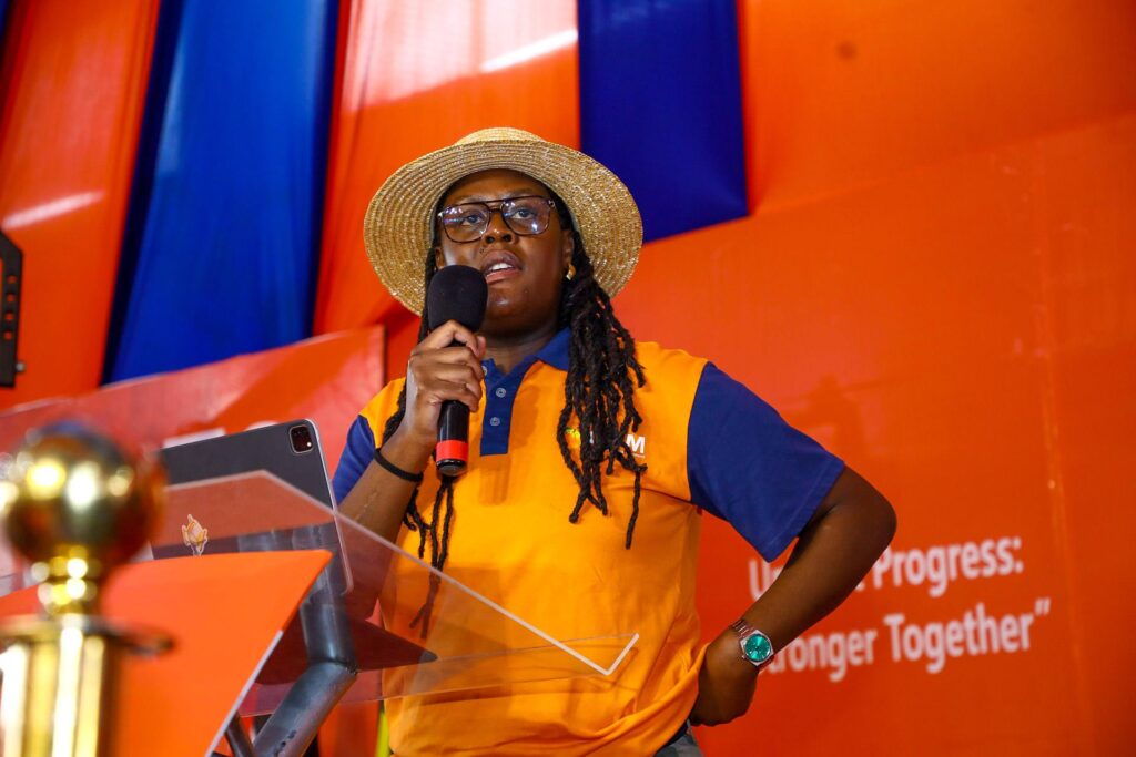 Winnie Odinga congratulated Oburu Oginga after his confirmation as ODM party leader. Photo: Gladys Wanga. Source: Facebook